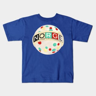 "Norge Balls" Norge Village Laundry & Dry Cleaners Retro Defunct Sign Kids T-Shirt